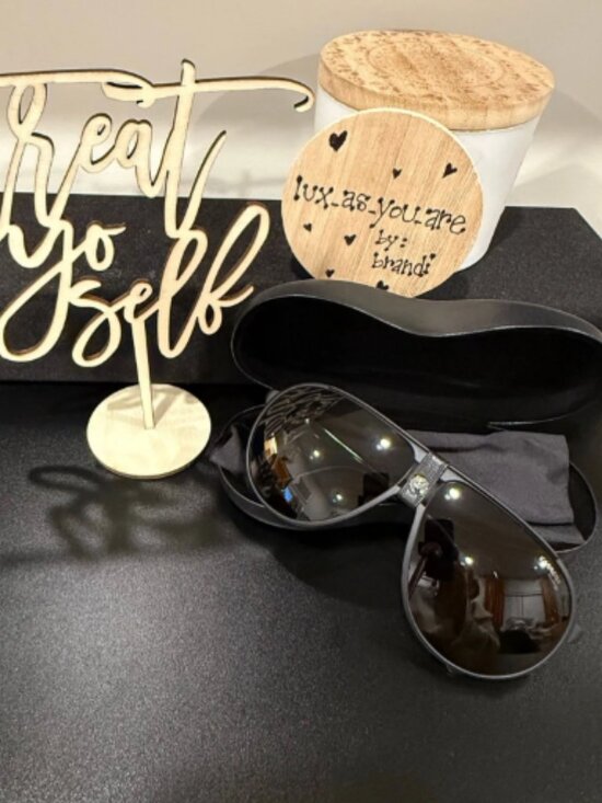 SCA006. Carrera Sunglasses, Aviator, Black Matte, Polarized #7 - Picture 1 of 1